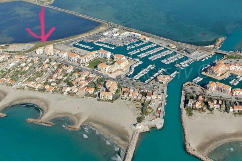 Le Nautica Plage T2 Climatise En Bord De Mer Frontignan Exteriör bild